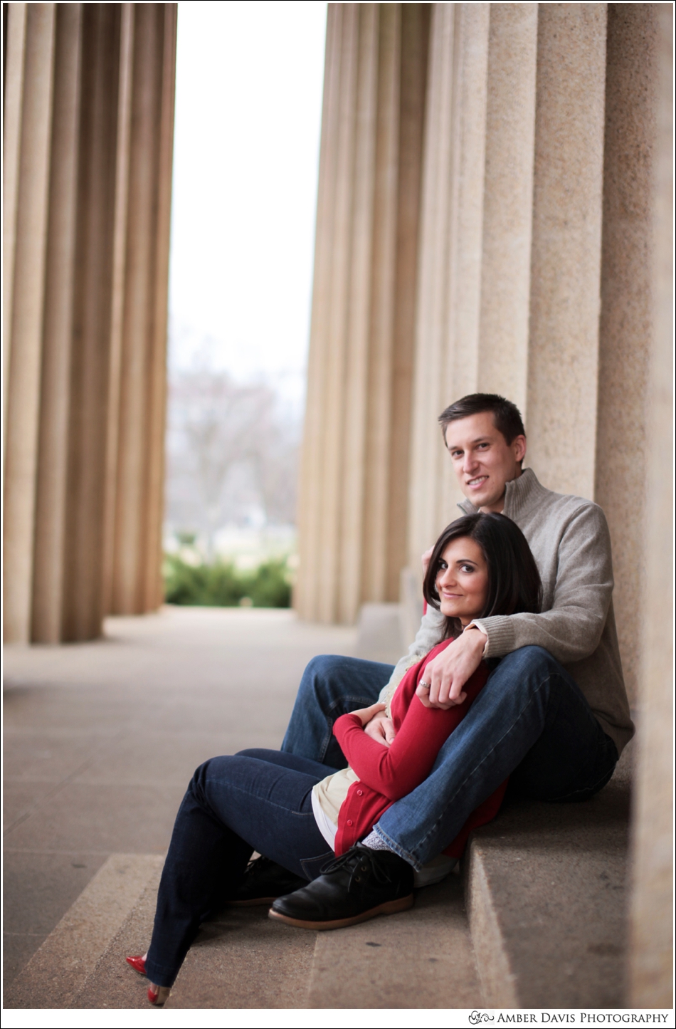 engagement session at parthenon