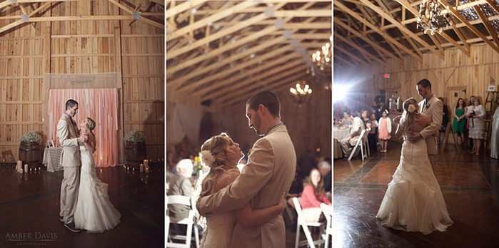 Barn at Snider Farms first dance