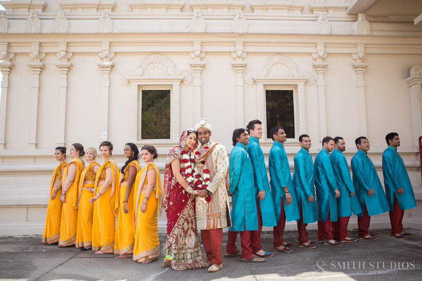 indian wedding party