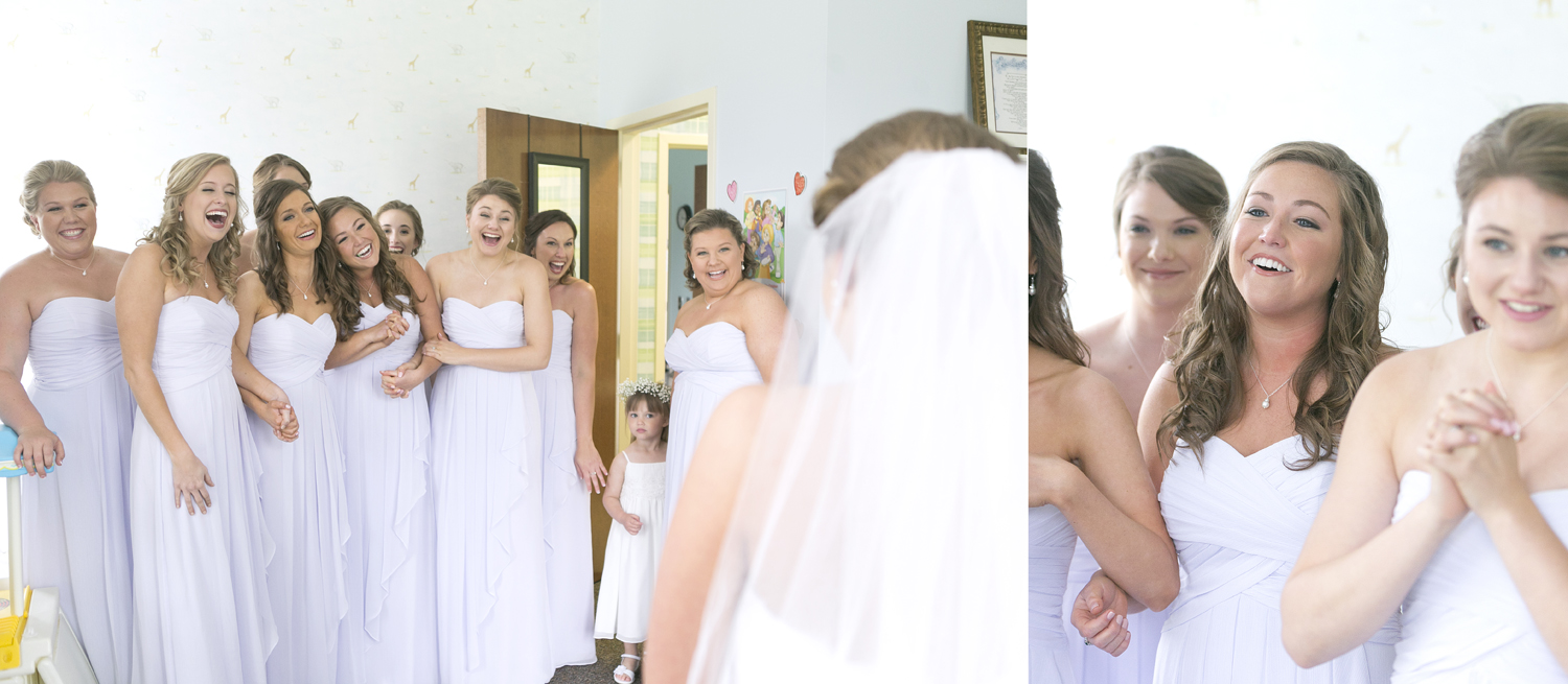 Nashville wedding photographers bridal first look