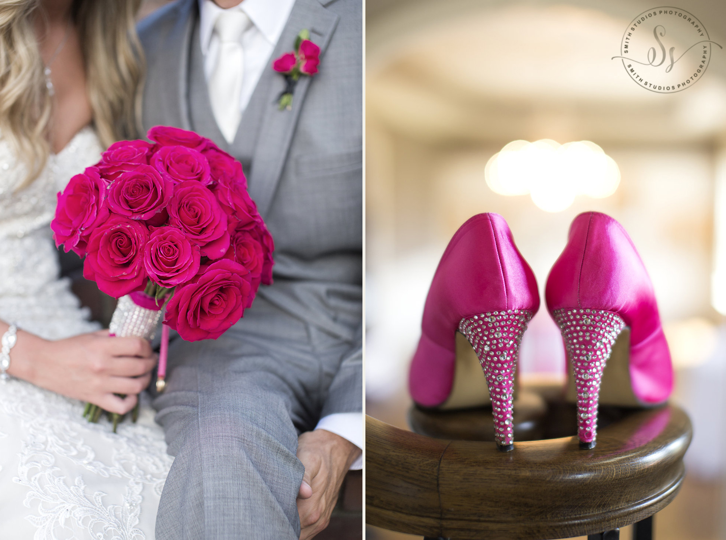 Nashville wedding photography pink details