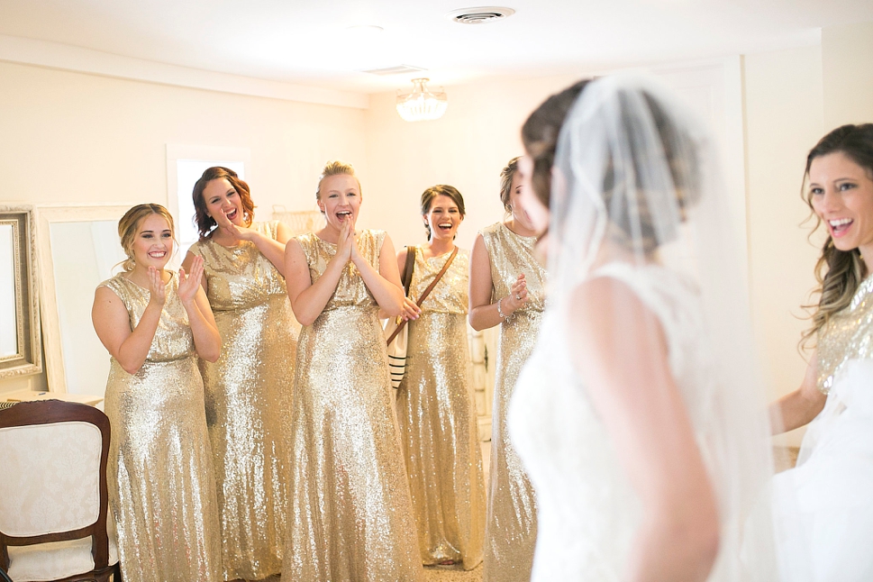 bridesmaids reaction