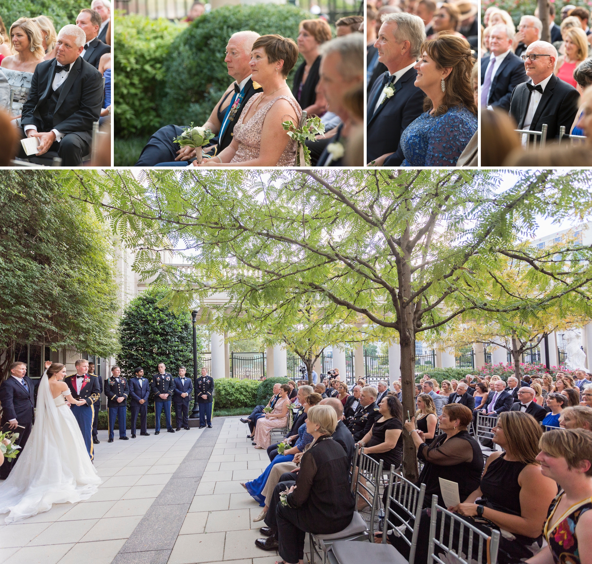 Nashville symphony center wedding photographer ceremony